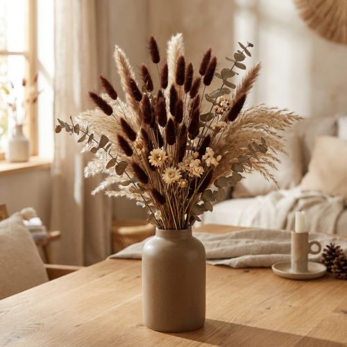 Trockenfloristik, Deko-Gras, Lagurus Braun L20–50cm 25g | Floristik24.de