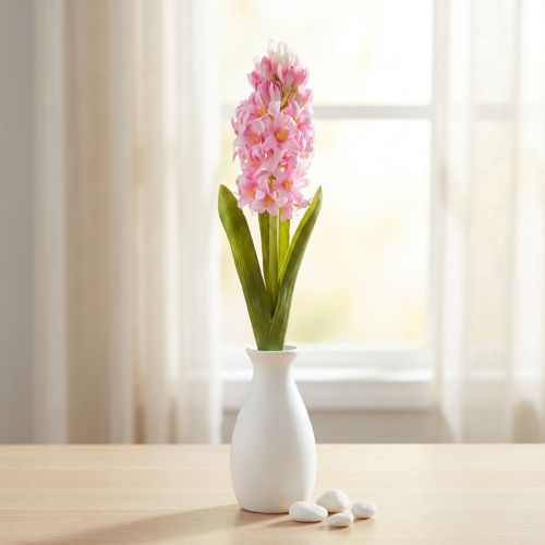 Hyazinthe Real-Touch Rosa 40cm künstlich