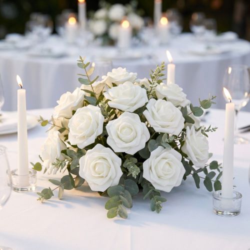 Foam Rose Ø4,5cm weiß 36 St | Floristik24.de