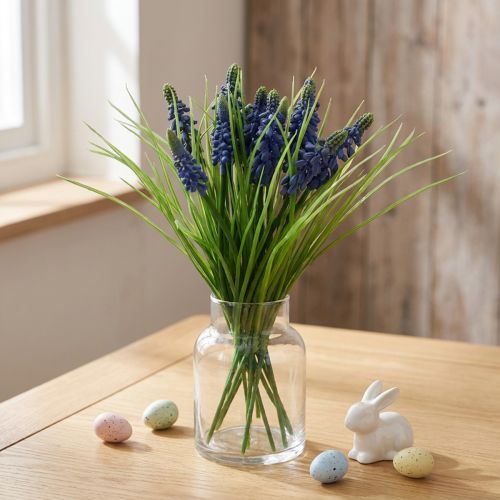 Traubenhyazinthen 28cm - 30cm Blau 15 St | Floristik24.de