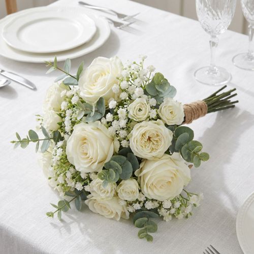 Schleierkraut Kunstblumen Weiß L30cm 6St