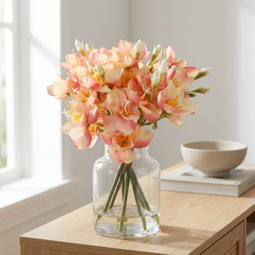 Deko Blütenzweig Inkalilie für zeitlose Arrangements 33cm 6St | Floristik24.de