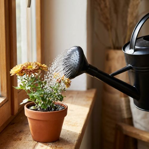 Gießkannenbrause Schwarz 5l Ø8cm Aufsatz