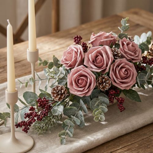 Foam-Rose Ø10cm Altrosa 8 St | Floristik24.de