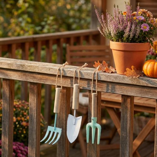 Dekohänger Gartenwerkzeug Vintage Deko Balkon 12,5cm 3St | Floristik24.de