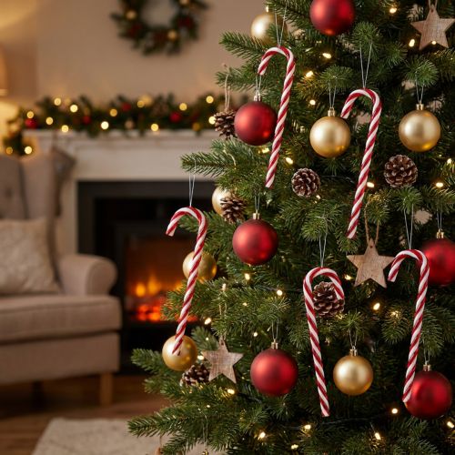 Christbaumschmuck Zuckerstange 18cm 12St | Floristik24.de