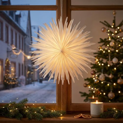 Schneeflocke Papier Deko Stern
