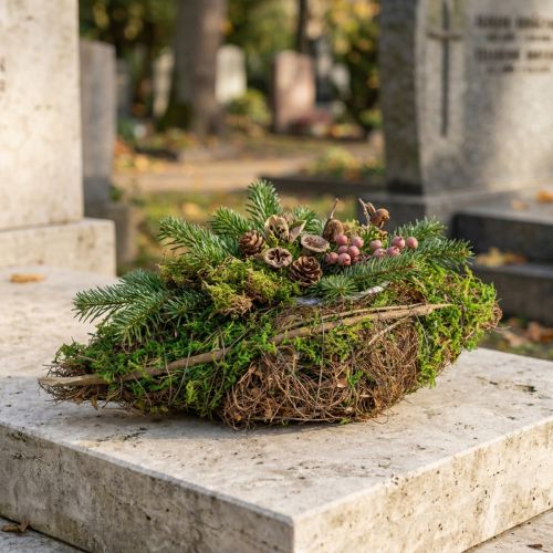 Pflanzschiffchen Reben und Moos Pflanzschale 31×17×6cm | Floristik24.de