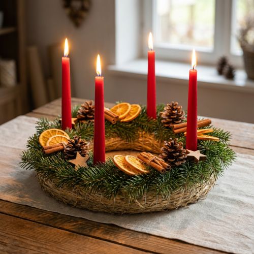 Strohkranz Kranzrohling 35cm 2er-Set Türkranz Adventskranz | Floristik24.de
