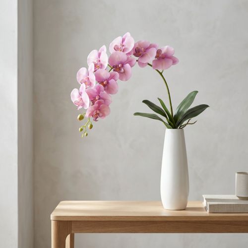 Orchidee Phalaenopsis künstlich 8 Blüten Rosa 104cm | Floristik24.de