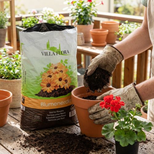 Erde Villa Flora Blumenerde 18L | Floristik24.de