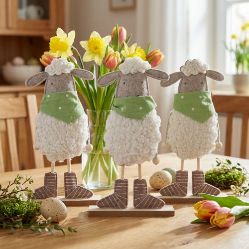 Osterdeko Schaf Tischdeko Ostern Deko Figuren 37cm 3 St | Floristik24.de