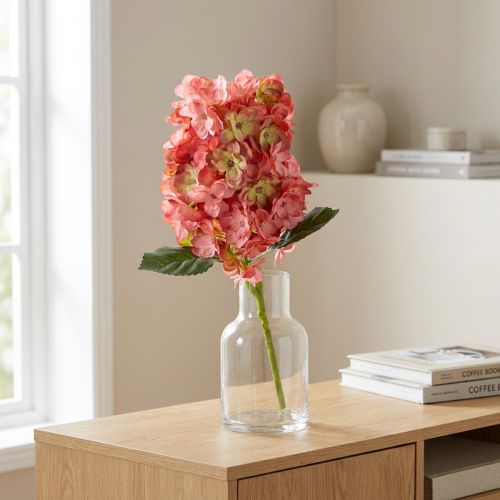 Artikel Kunstblume Hortensie mit eleganter Optik für ansprechende Raumdekoration 62cm