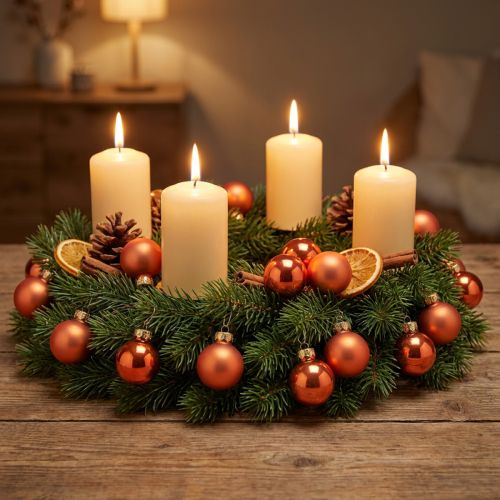 Mini Weihnachtskugeln Glas Orange Pumpkin Ø2,5cm 22 St | Floristik24.de