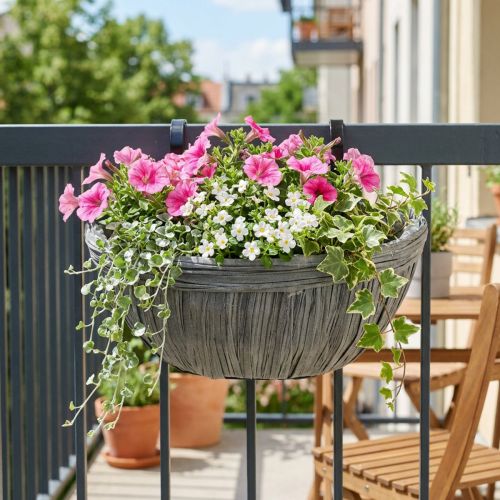 Hängetopf Blumentopf zum Hängen Balkonhängetopf 30x17cm | Floristik24.de