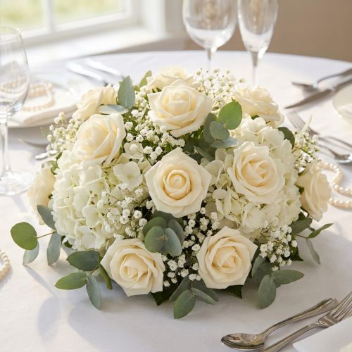 Foam Rose Ø3,5cm Creme 48 St | Floristik24.de