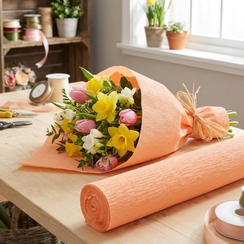 Floristen-Krepppapier Lachs