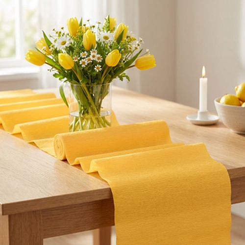 Floristen-Krepppapier Sonnengelb 50x250cm | Floristik24.de