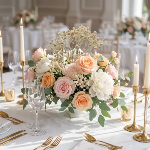 Künstliches Schleierkraut Creme 46cm Bund 3 St