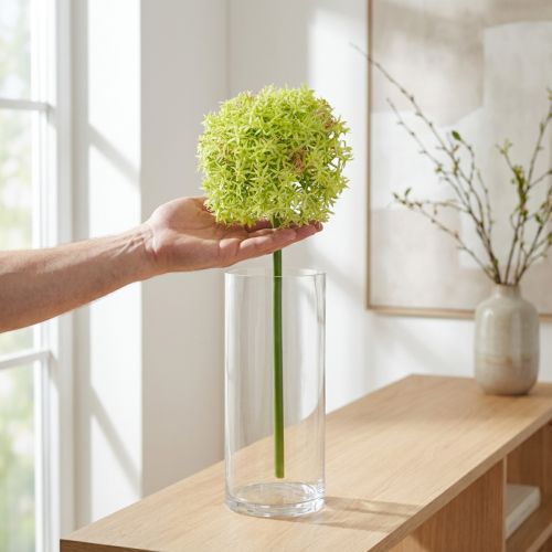 Allium grüne Blüte Künstlicher Zierlauch Ø18cm 90cm | Floristik24.de