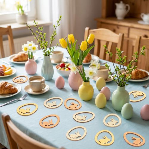 Hase im Ei Osterdeko zum