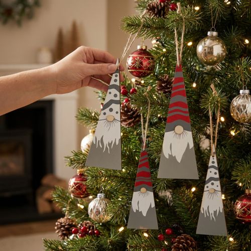 Holzwichtel Dekoanhänger für festliche Weihnachtsdekoration | Floristik24.de