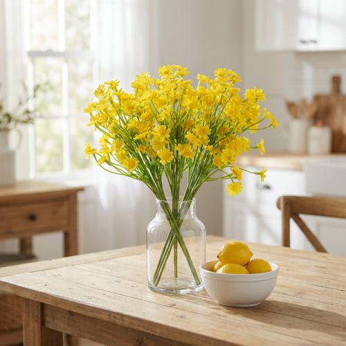 Künstliche Kamille als Blumenbund für frische und pflegeleichte Dekoration 28cm 3St | Floristik24.de