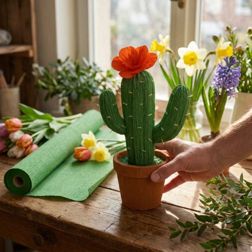 Floristen-Krepppapier Grün 50x250cm | Floristik24.de