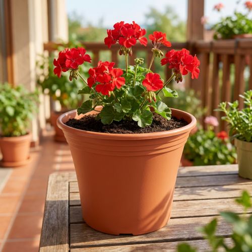 Topf „Irys“ Plastik Terrakotta Ø19cm H16cm 1 St | Floristik24.de