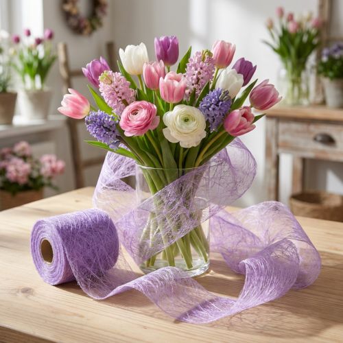 Vlies 8cm 25m Flieder | Floristik24.de