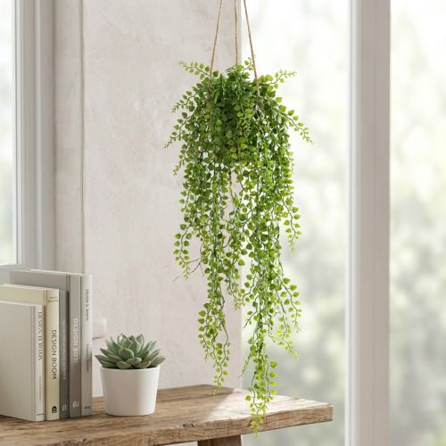 Künstliche Erbsenpflanze Jute