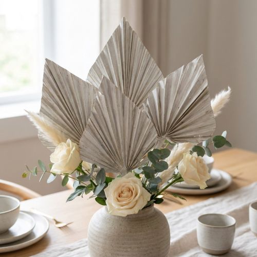Palmspear weißgewaschen 10cm - 15cm L33cm 65 St | Floristik24.de