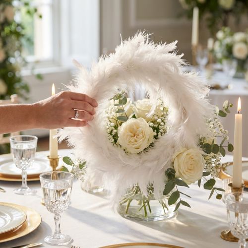 Federkranz Ideal für Hochzeit