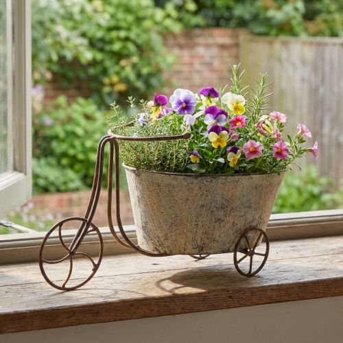 Pflanzfahrrad Blumentopf