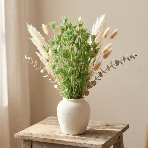 Trockenblumen Schwarzkümmel Grün Nigella 50cm