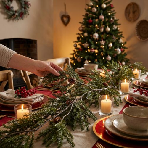 Tannengirlande Zapfen 165cm künstlich Weihnachtsdeko
