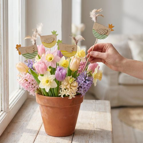 Hühnerstecker im Osterdesign