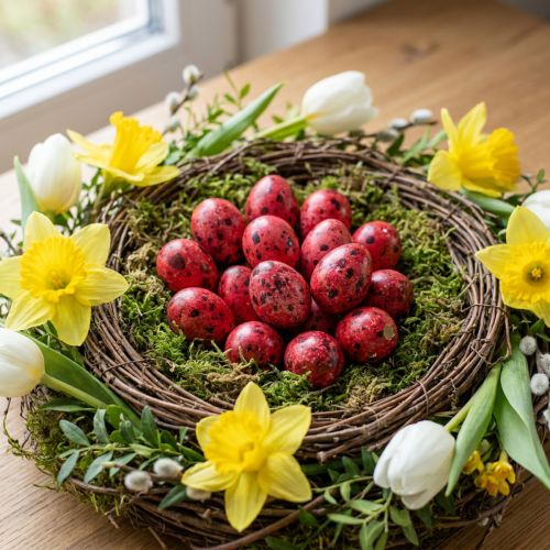 Wachtelei Rot 3cm Osterdeko 50 St | Floristik24.de