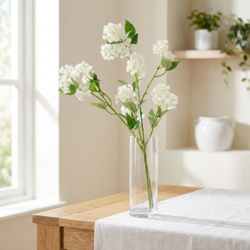 Wandelröschen Lantana Zweig künstlich Weiß 80cm | Floristik24.de