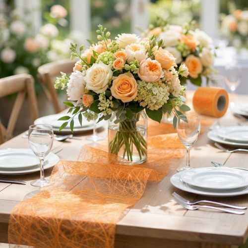 Vlies 8cm 25m Apricot | Floristik24.de