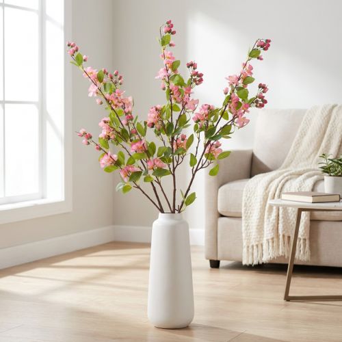 Kirschblüten Kunstzweig Frühlingsakzente für Zuhause 125cm | Floristik24.de