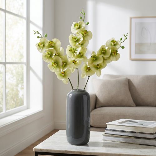 Orchidee Künstlich Gelb Grün Phalaenopsis L83cm | Floristik24.de