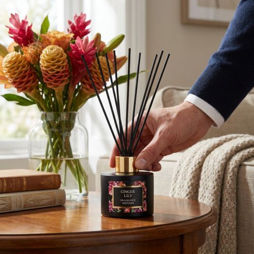 Raumduft Diffusor Duftstäbchen Ginger Lily 75ml | Floristik24.de