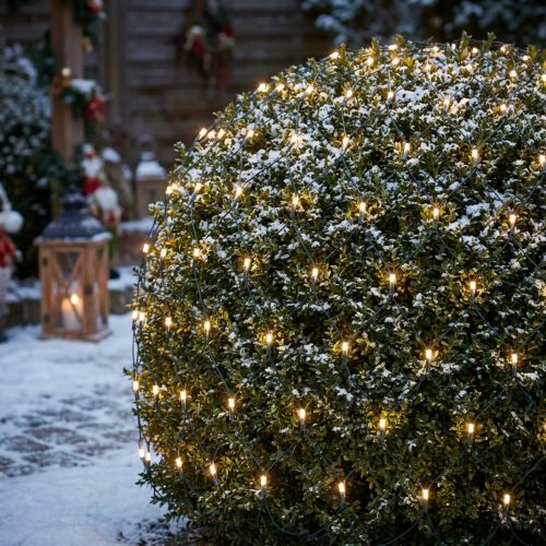 LED Lichternetz 384 Warmweiß 3m x3 m für Außen | Floristik24.de