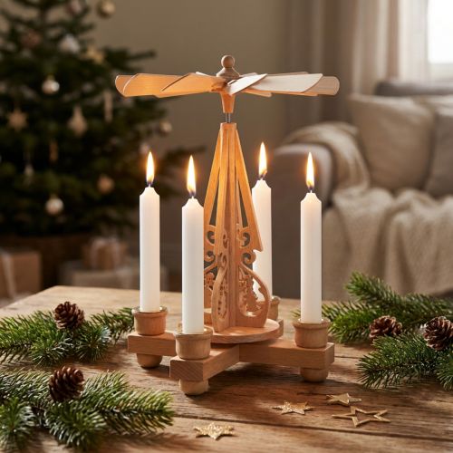 Pyramidenkerzen Weiß Kleine Kerzen 6,5cm 24 St | Floristik24.de