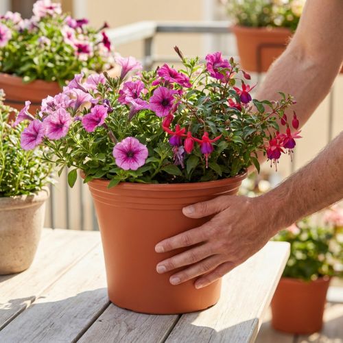 Topf „Irys“ Plastik Terrakotta Ø29cm H24cm 1 St | Floristik24.de
