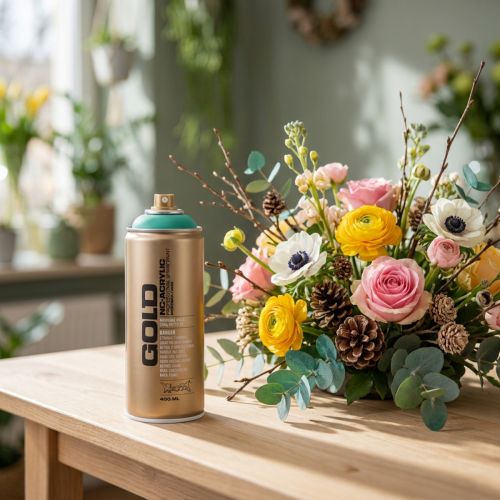Lackspray Grün Sprühlack Montana Gold Acryl Malachit 400ml | Floristik24.de