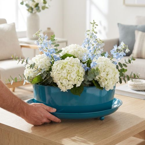 Tischschale Metall Elegante und funktionale Dekoration für Wohnräume 28cm | Floristik24.de