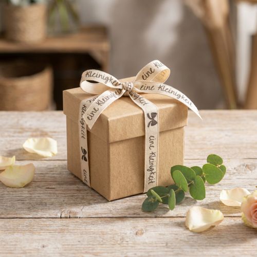 Artikel Geschenkband mit Aufdruck Eine Kleinigkeit 15mm 18m