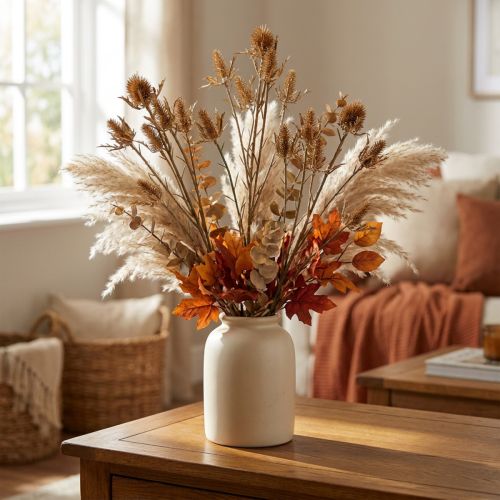 Distel-Zweig künstlich Golden L71,5cm | Floristik24.de